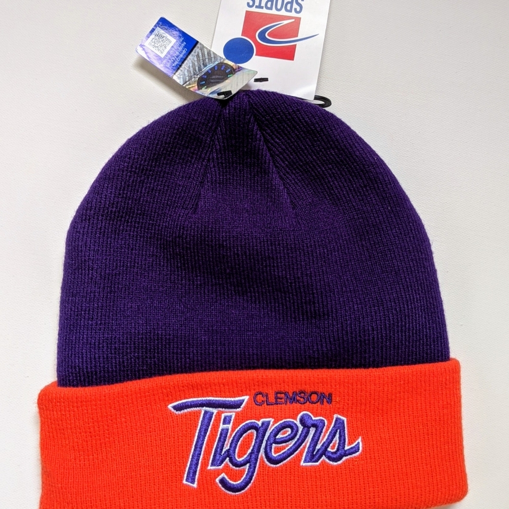Clemson Tigers Vintage Sports Specialties Knit Hat
